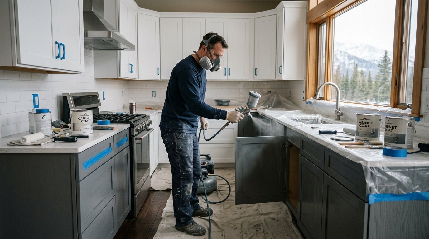 Cabinet Painting Services in North Pole, Alaska – Affordable Kitchen Transformation Without Replacement